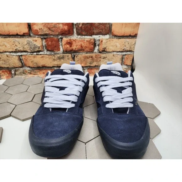 Vans Utility Mono Knu Skool Skate Men Sz 11.5 Sneakers Shoes Navy VN0009QCBX9